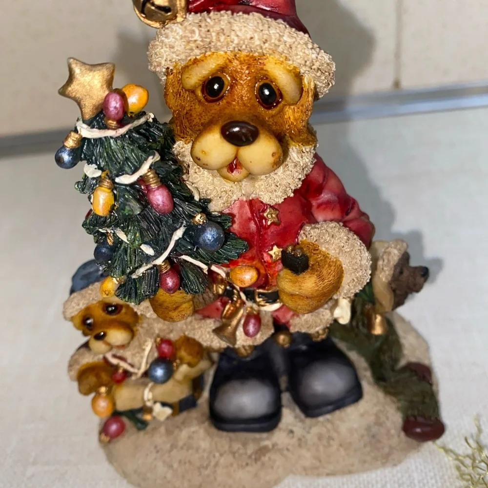 Vtg 1996‎ Barkley Crossing “Santa Paws” Figurine Edition IA / 2002